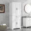 Armoire de rangement pour salle de bain avec tiroir et tablette réglable-707172646-708295031