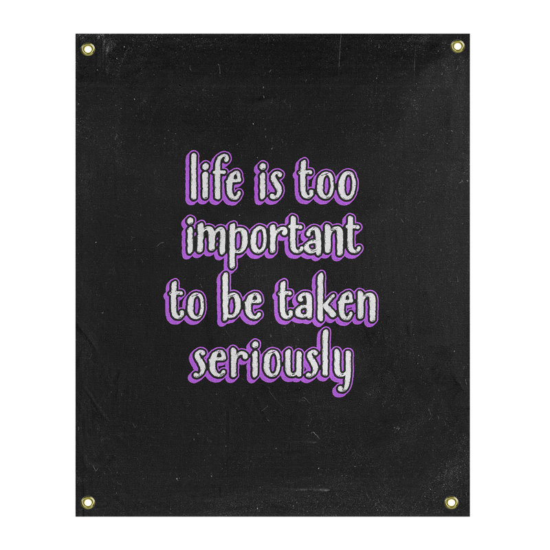 Tapisserie tableau noir en polyester et levity quoted, H 80 po x l 59 po, Mauve