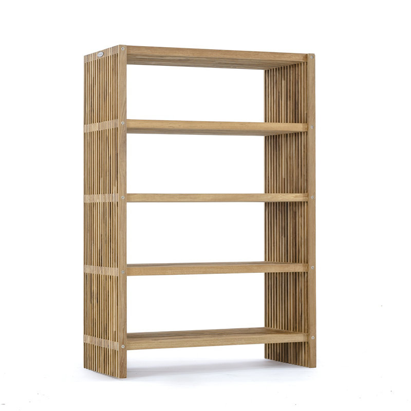 Teak Bathroom Shelves