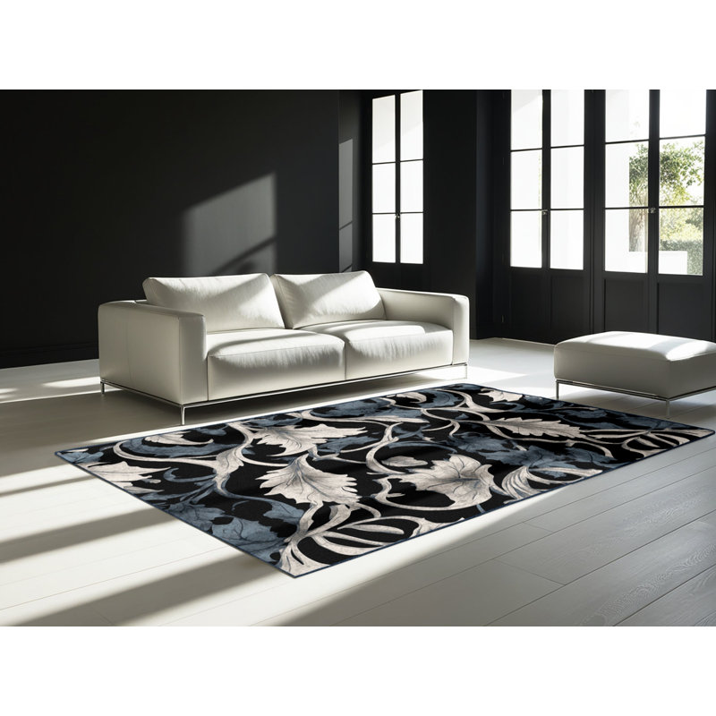Lunar Trace Rug, Rectangle 4' x 6'