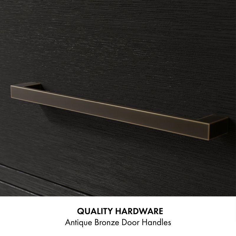 60" Undermount Double Bathroom Vanity Set, Wire Brushed Dark Oak, 72"