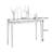 Black Walnut Solid Wood Entryway Console-106687019