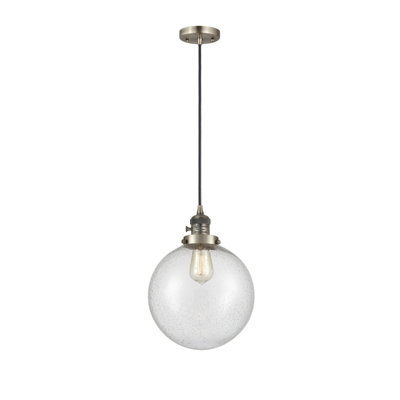 Luminaire suspendu sphère 1 lumière Lorri