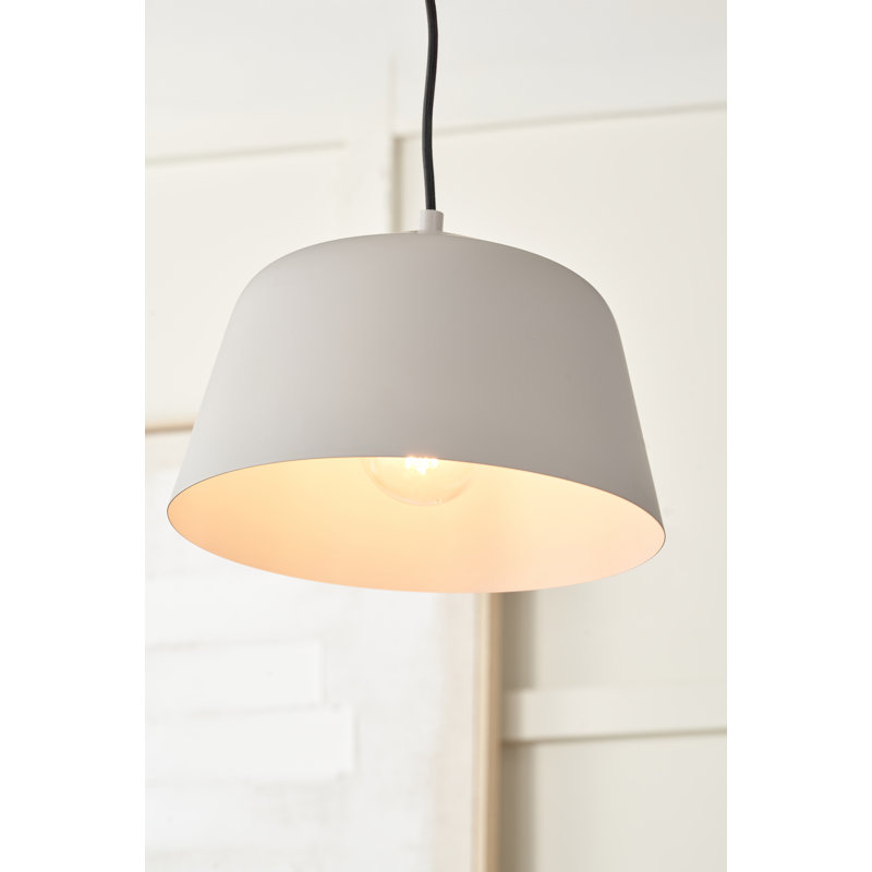 Taleya 1 - Light Bowl Pendant, Matte Grey