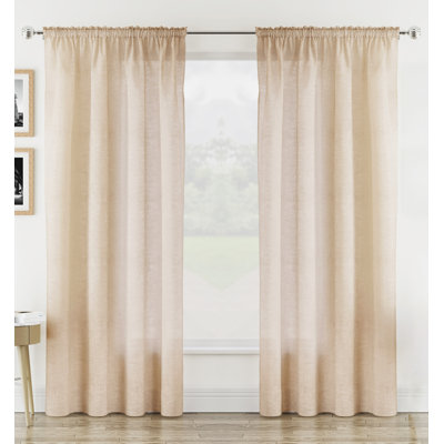 Sundas Sheer Curtain Panel Pair