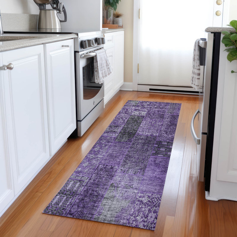 Tapis intérieur / extérieur Manushri, Tapis de couloir 2 pi 3 po x 7 pi 6 po