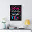 Art inspirant, citation inspirante, art mural-134986905
