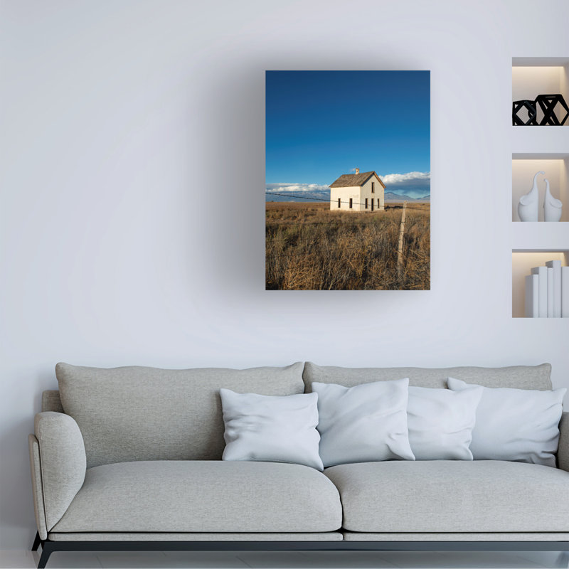 Art sur toile, maison à la maisonologia, H 19 po x l 14 po