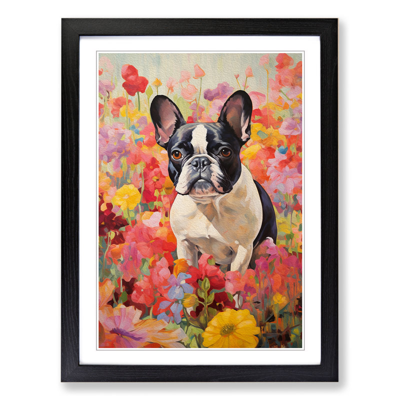 Single Picture Frame Print on Wood, Black Framed, 34cm H x 25cm W