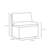 Beige Upholstered Sofa Bench with Storage