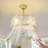 20"Cage Ceiling Fan With Light Kit And Remote Control