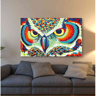 «Bright Eyes» par - Impression sur toile tendue