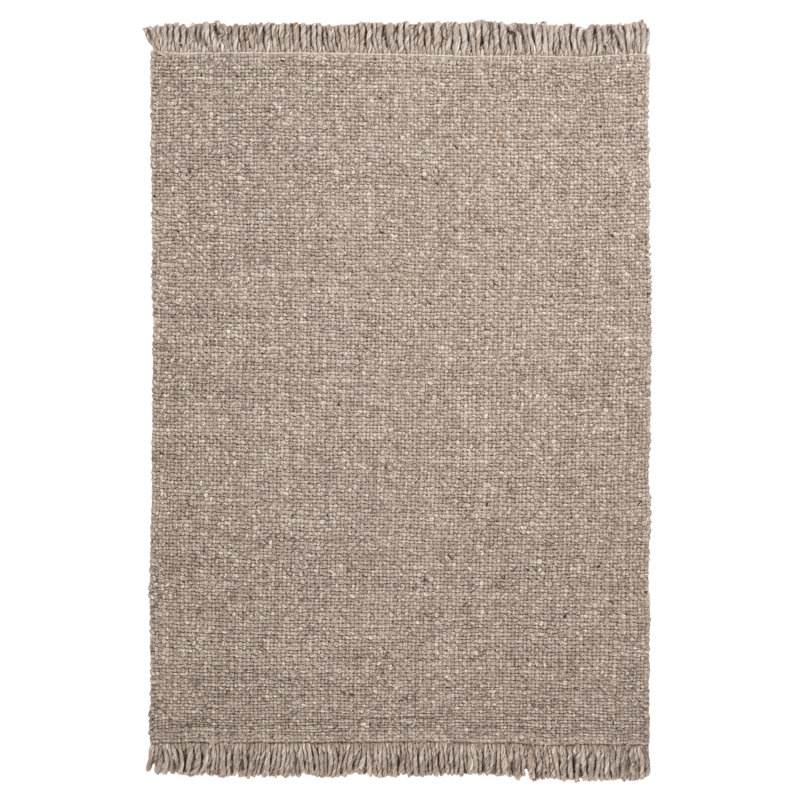 Dendron Solid Colour Hand Woven Area Rug, Rectangle 140 x 200cm