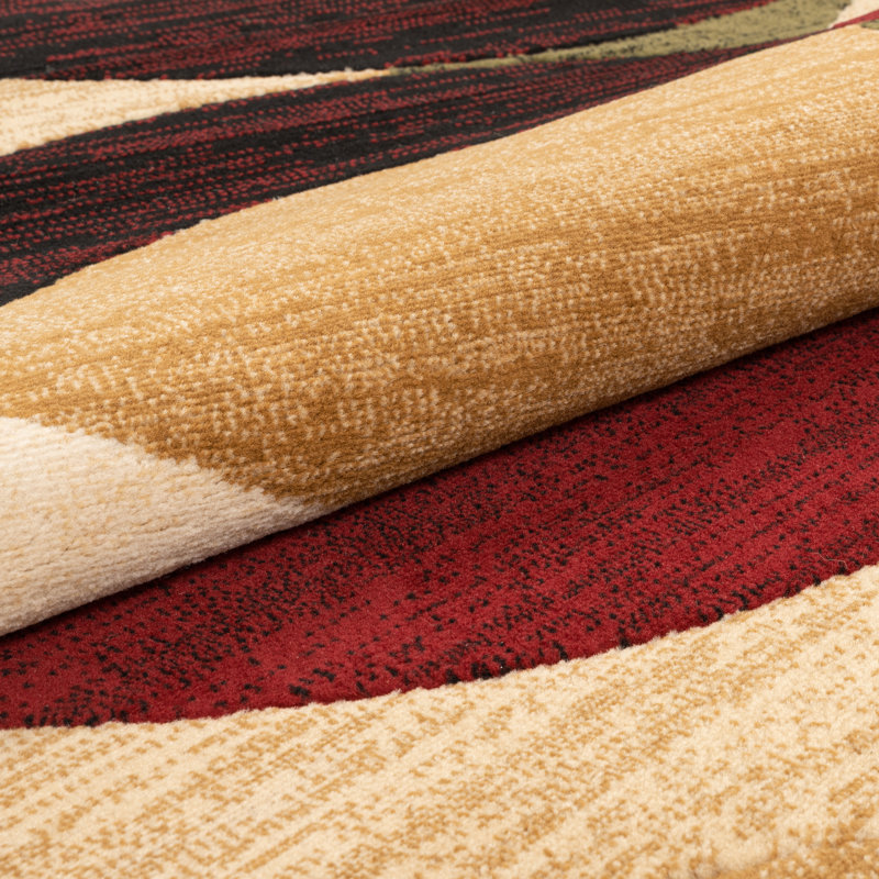 Geometric Synthetic Area Rug, Rectangle 80 x 120 cm