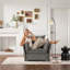 Fauteuil d'appoint simple en chenille-111796298
