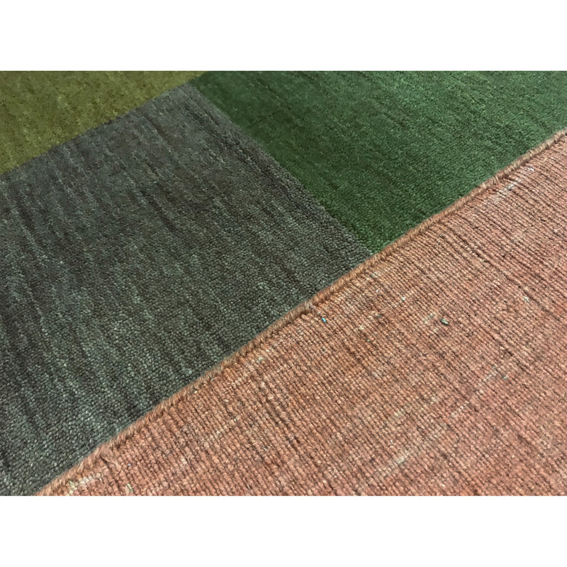 Hand Woven Wool Geometric Area Rug