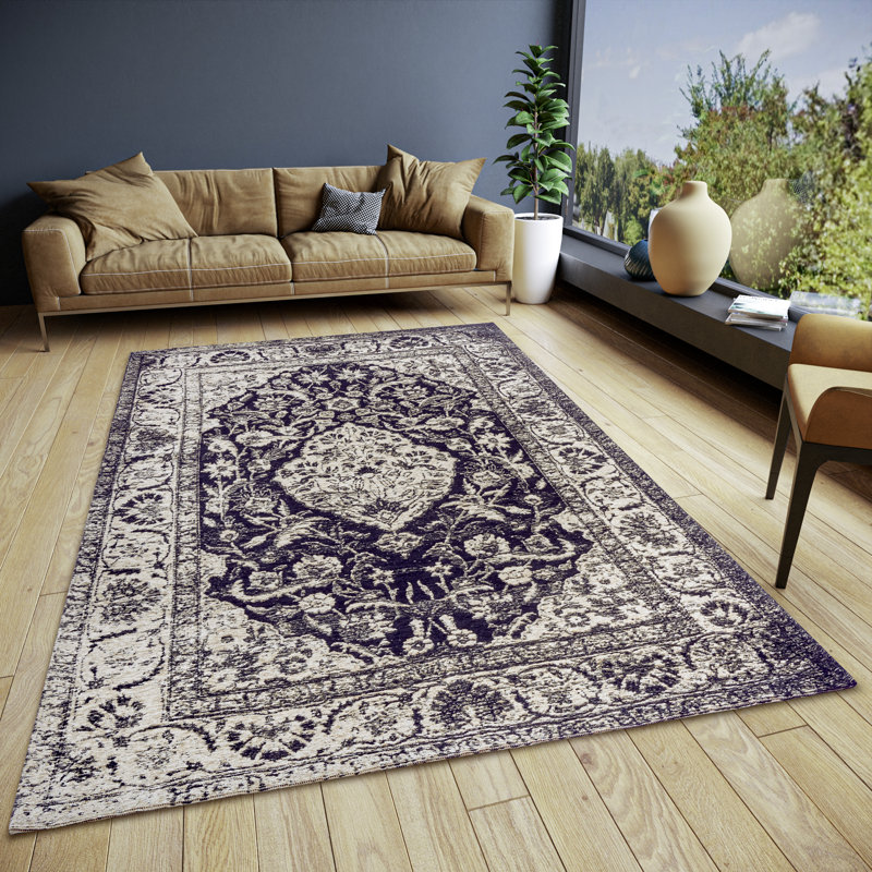 Catania Black Rug, Rectangular 200 x 285cm
