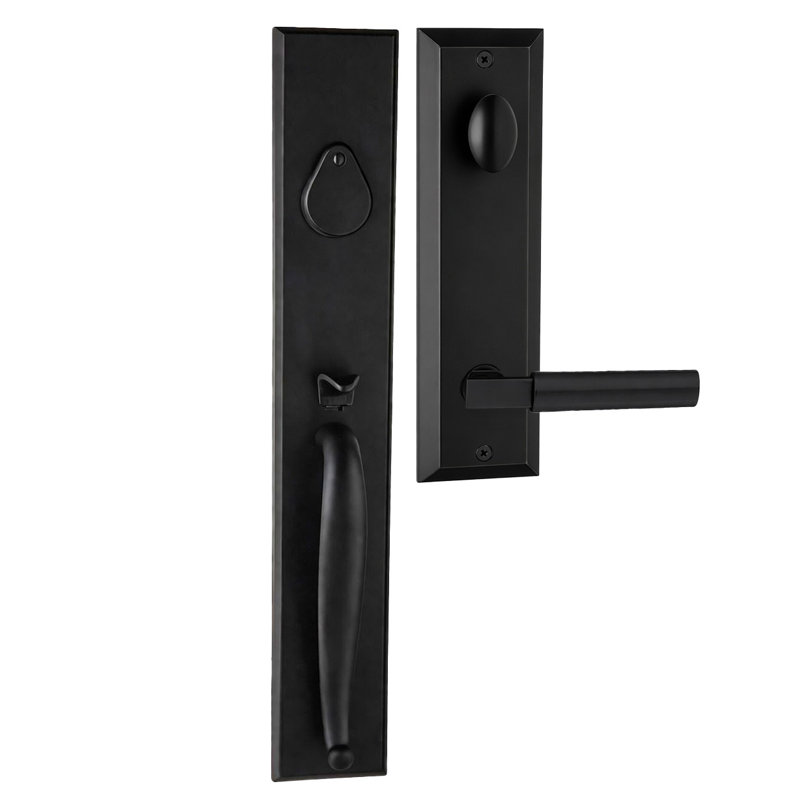 Bravura 980G-845 Dummy Charleston Handleset with Sumpter Lever in Matte Black - L, Right