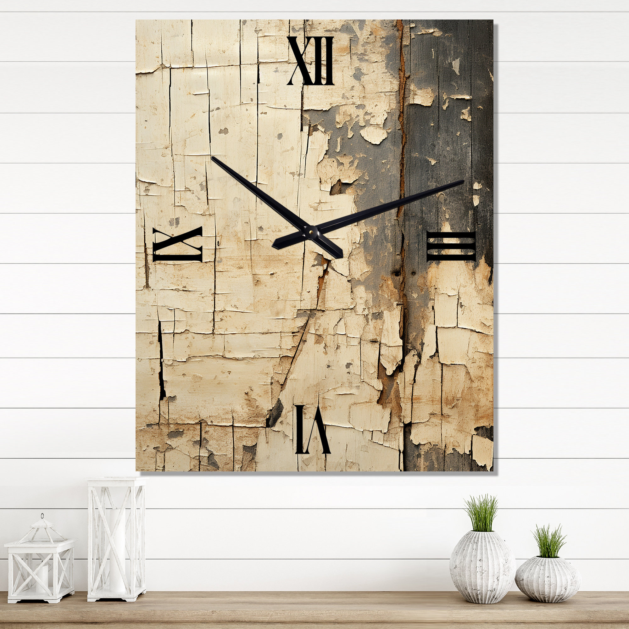 Design Art Yesterday Is History I - Modern Geometric Wall Clock | Wayfair