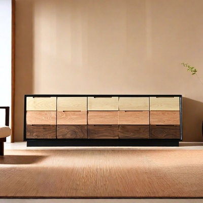 Meuble télé en bois massif