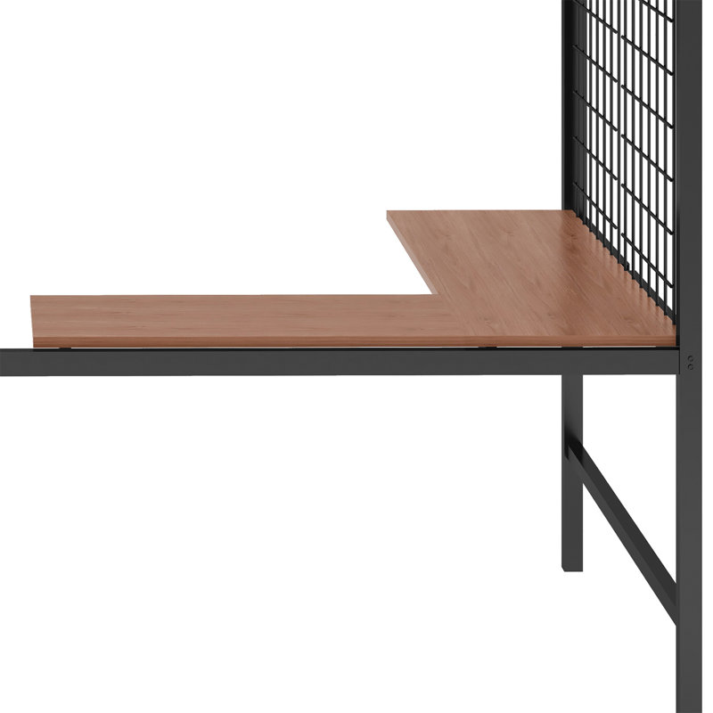 Ontario Kids Loft Bed, Black, Full
