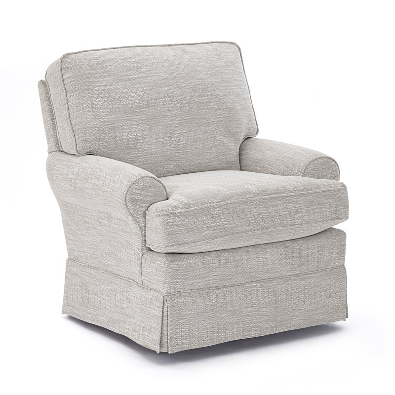 Upholstered Swivel Armchair, Pearl