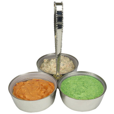 Bol à salade 15 fl oz avec cuillères bordures