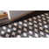 Dainty Diamond Black/Ivory Handwoven Cotton Rug