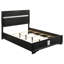 Ensemble de lit avec commode, miroir, paillettes 5 pièces Vino-117056042-117056040