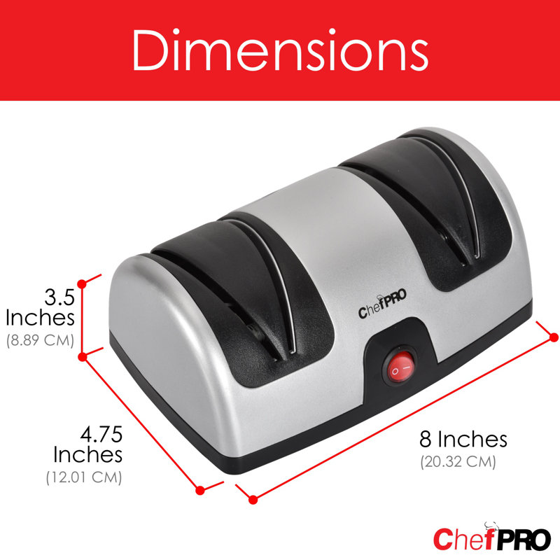 Chef Pro 2 Stages Electric Knife Sharpener