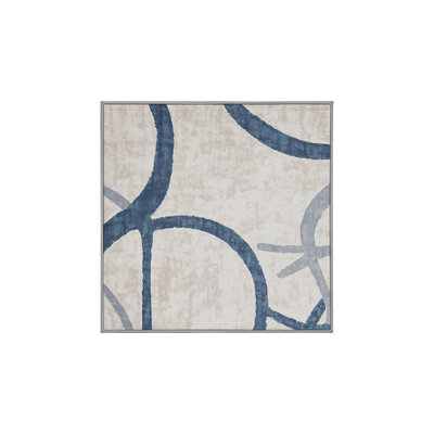 Machine Washable Gray Area Rug
