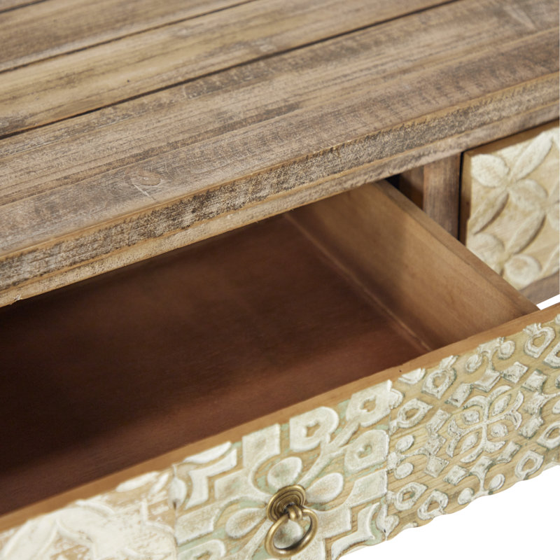 Console en bois massif Keenum
