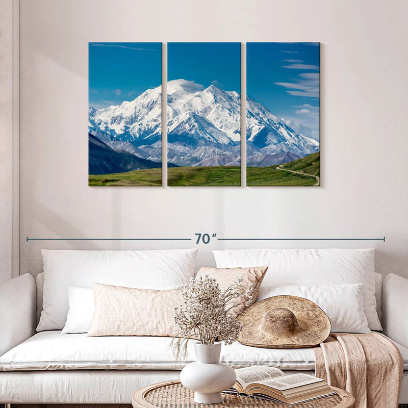 Alvord Mount McKinley Denali, 48" H x 74" W