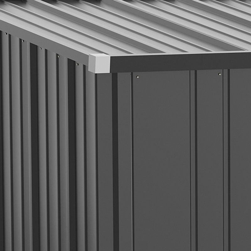 Remise à outils verticale en acier inoxydable l 5 pi x P 3 pi
