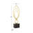 Cosmoliving By Cosmopolitan Gold Metal Contemporary Abstract Sculpture, 24 X 8 X 4