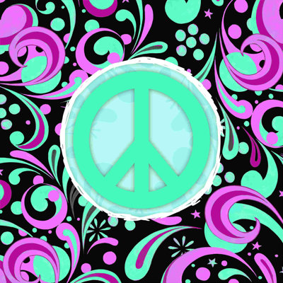 Peace 2 - Wrapped Canvas Painting