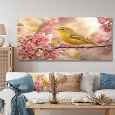 Songbird In Melody Spring Tree IV - Bird, reproduction métallique