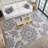 Cream Transitional Floral Area Rug-27337143