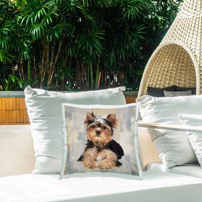 Coussin d'extérieur Yorkshire Terrier