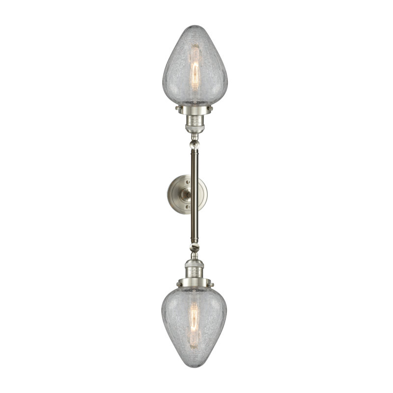 Shauna 2 - Light Dimmable Vanity Light, Brushed Satin Nickel
