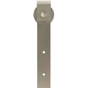Premium J-Strap Roller Hanger Steel Single Door Barn Door Hardware Kit Standard Single