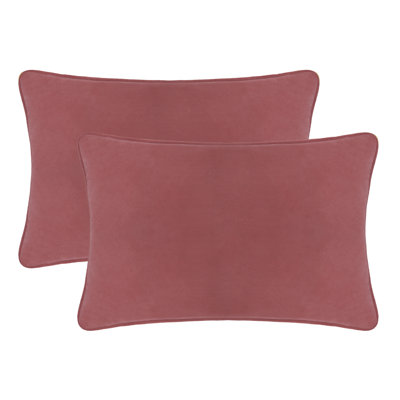 A1HC Set of 2 Luxurious Velvet Throw Pillow Covers — Soft Decorative Cushions with Hidden Zipper