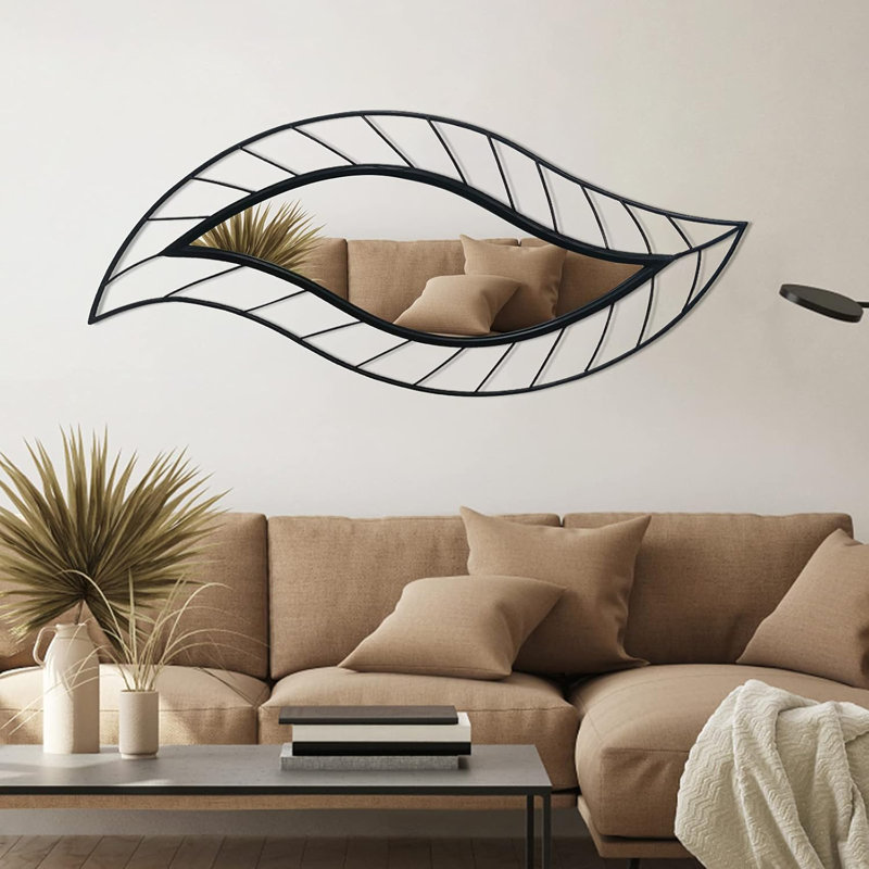 Leaf Design Metal Frame