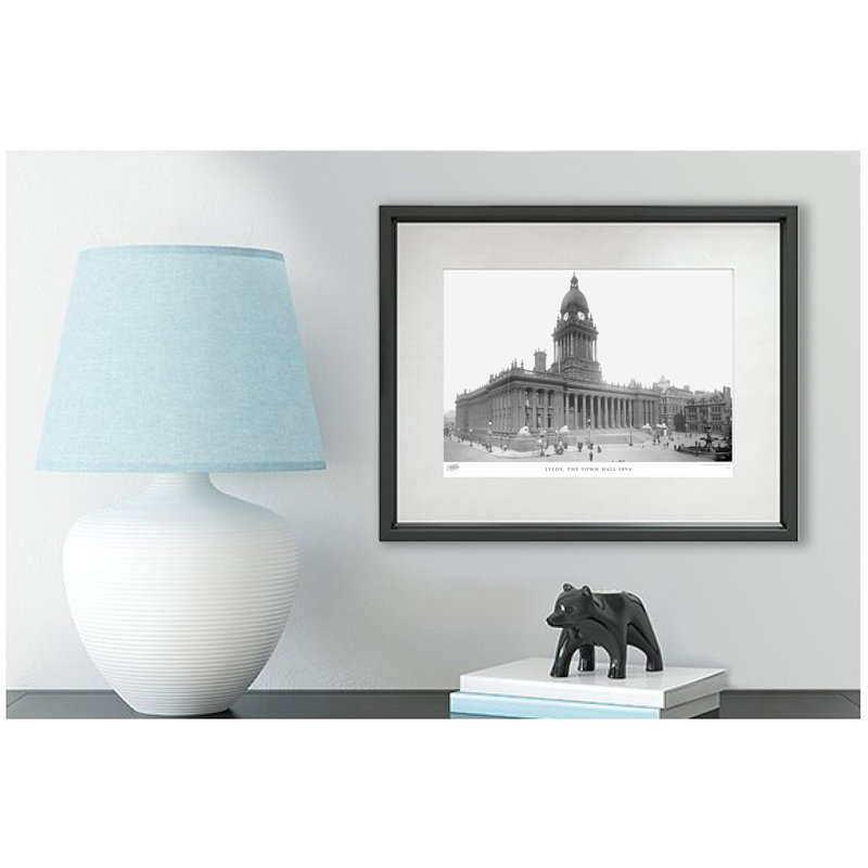 Leeds, The Town Hall 1894 - Single Picture Frame Print, 45cm H x 60cm W x 2.3cm D