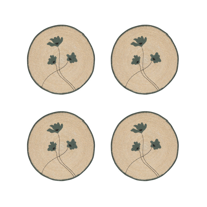 Ensemble de 4 napperons Seagrass Aria