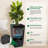 30 Inch Tall Rectangular Planters Set of 2, with Drainage Holes&Water Level Monitor&Wheels-108841106
