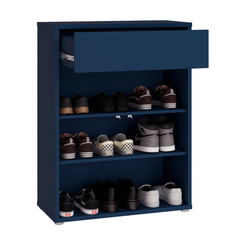 Sabih 9 Pair Shoe Storage Cabinet, Navy