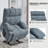 40" W Dual Motor Power Lift Recliner Oversize Chair With Massage Heating, Dual Cup Holders, Dual Side Pockets-288995302