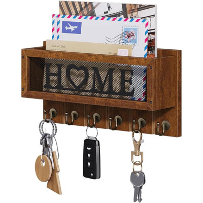 Manufactured Wood Wall Organizer