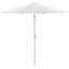 Parasol de patio en tissu / aluminium avec base Chavelle